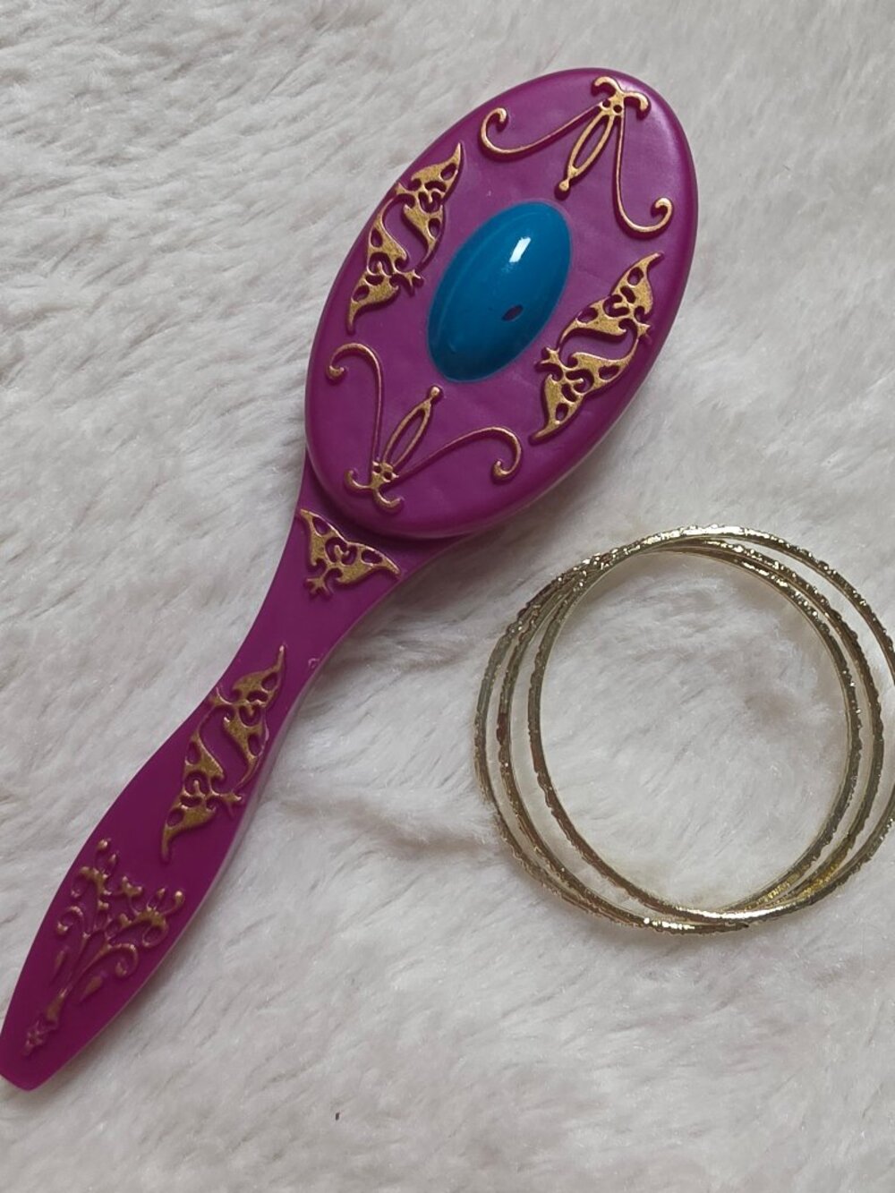 VTG 2006 Bratz Genie Magic Katia Fortune Teller Bust Replacement Brush 3 Bangles